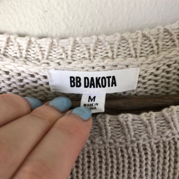 Bb Dakota Crochet Knit tunic sweater - Picture 2 of 6